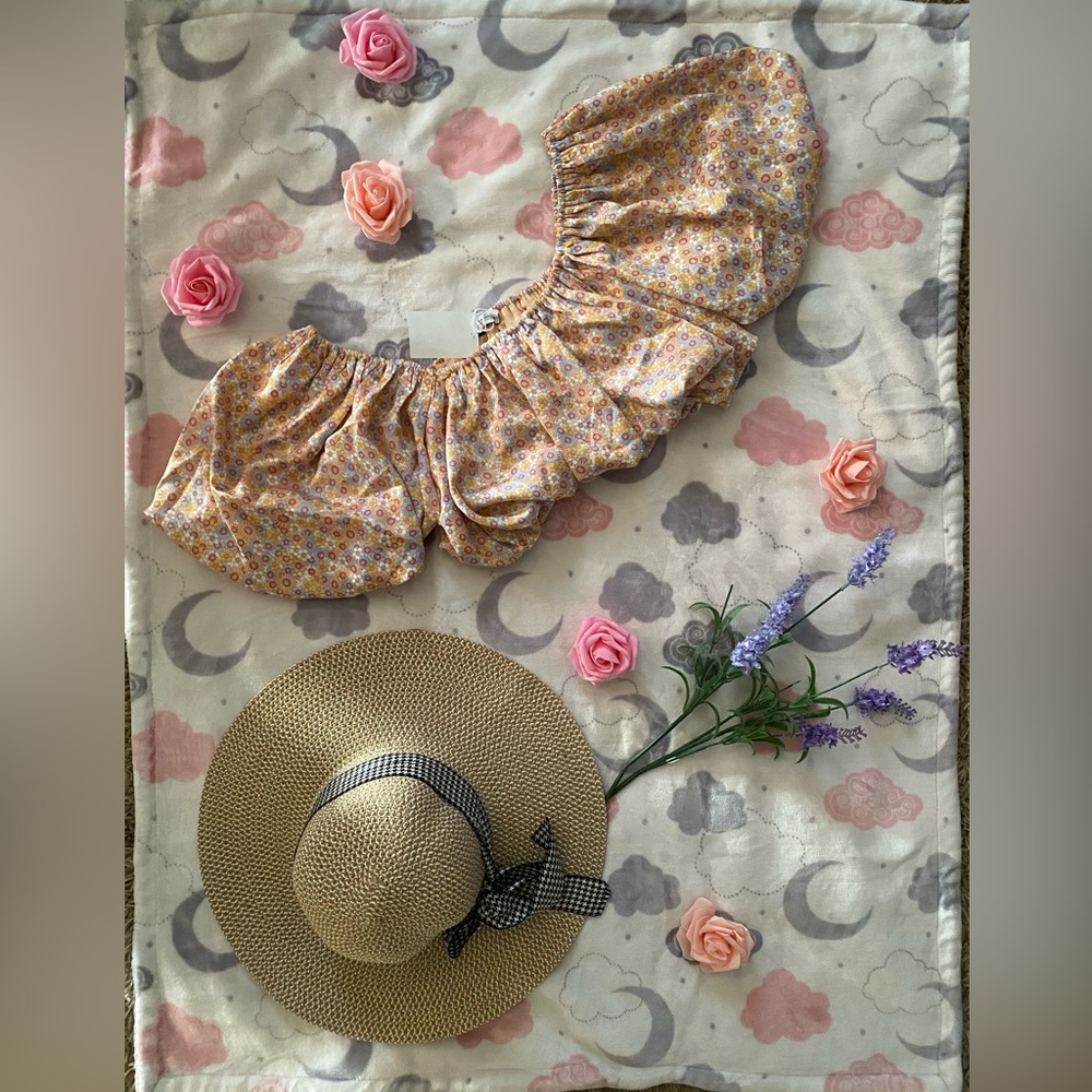 Brand new floral Zara crop top with tag